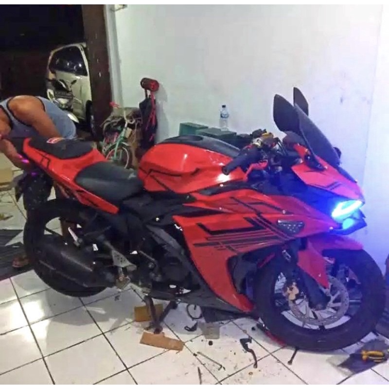 Full fairing R25 untuk Byson carbu dan vixion