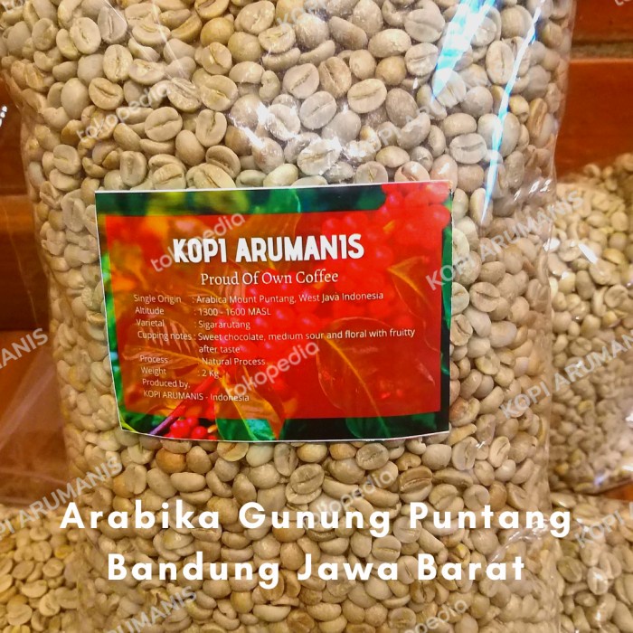 

Greenbean Biji Kopi Arabika Gunung Puntang Premium