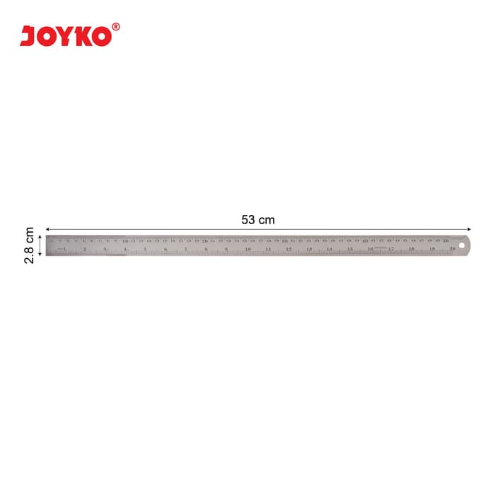 Stainless Steel Ruler / Penggaris Besi Joyko RL-ST50 50 cm 50cm