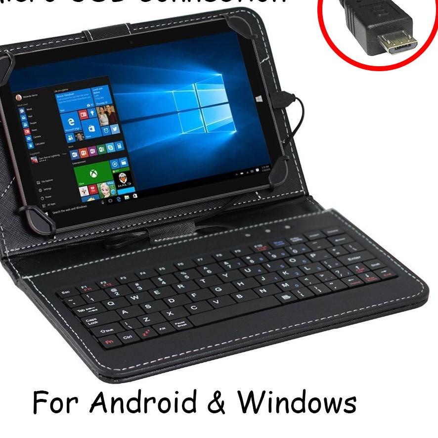 Update Universal Keyboard Case Casing Cover Tablet for Tablet 8 Inch