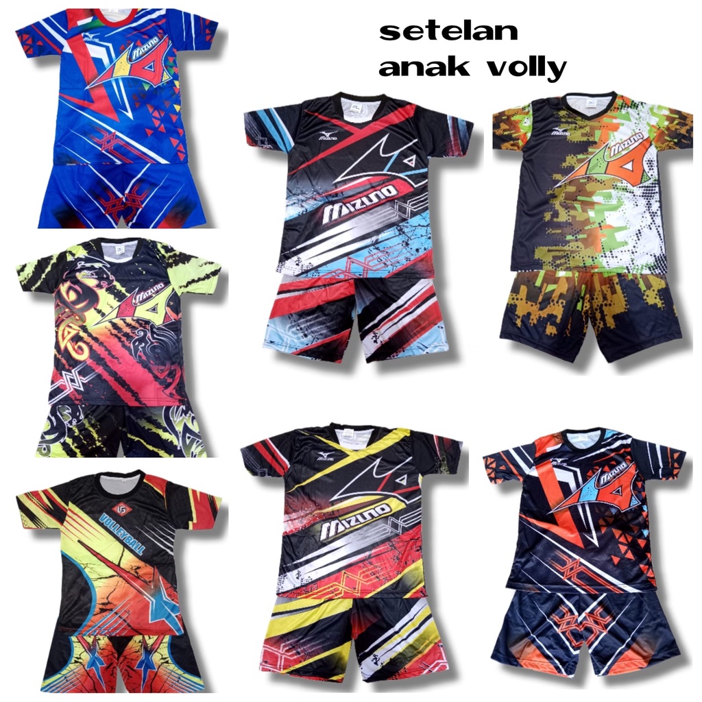 SETELAN ANAK VOLLY PRINTING, SETELAN ANAK PRINTING