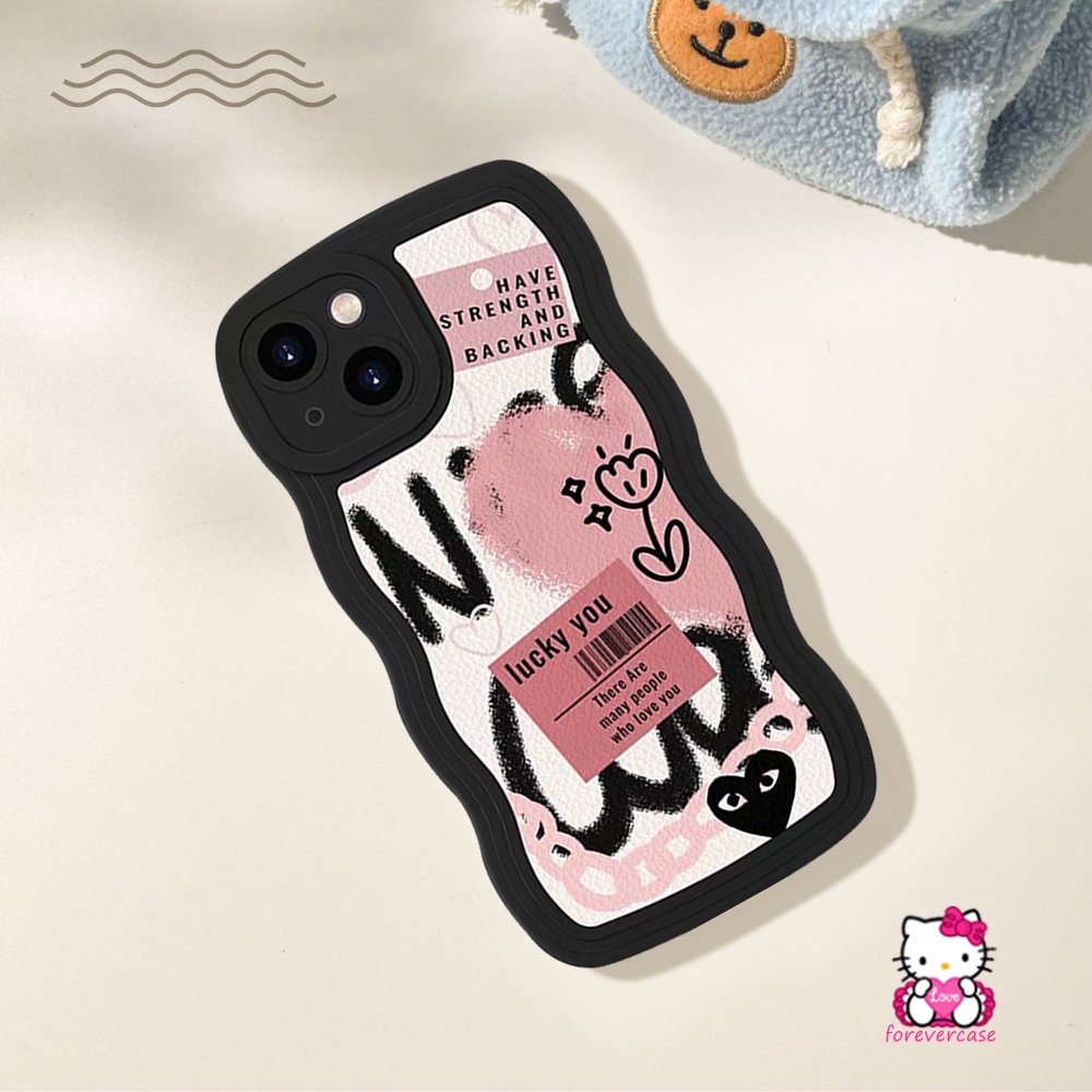 Case Realme C53 10 C11 2021 C30 C12 C3 C15 C21Y 9i 5i C25 8i 8 C33 7 9 9pro+ 7i C35 C25s C25Y C20 C11 6i 5 5s C1 C2 Graffiti Love Heart Flower Ins Fashion Comme des Garcons Sarung