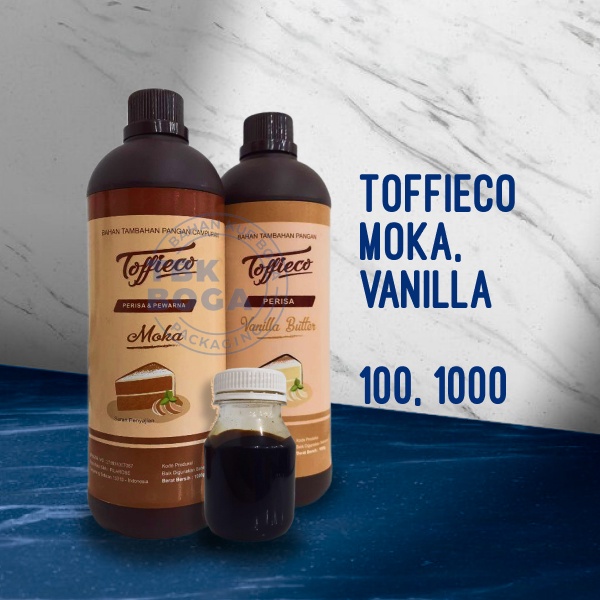 

( Repack ) Toffieco Pasta 90 ml ( Moka, Vanilla Butter ) Perisa Ekstrak Perasa Pewarna Toffico