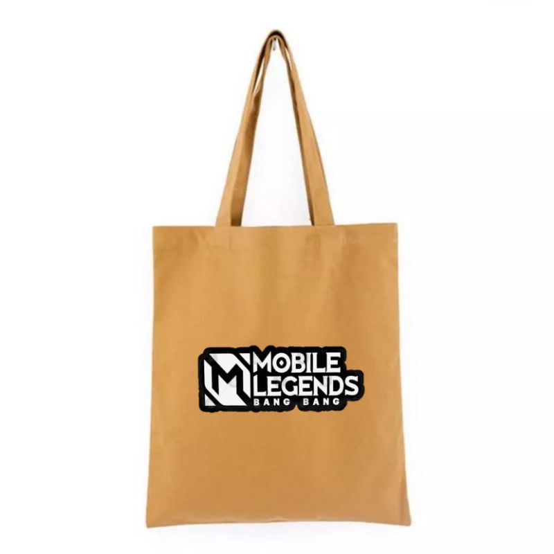 Tote Bag Kanvas Murah Mobile Legend Pria Wanita /Totebag Tote Bag Tas Terbaru