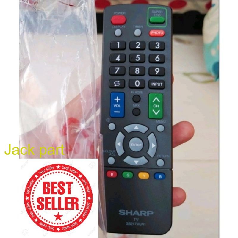 REMOT SHARP - REMOTE TV SHARP ORIGINAL - REMOT TV SHARP AQUOS LED LCD ORIGINAL