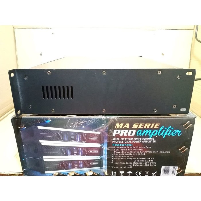 power audio megavox ma 502n amplifier sound system ma502