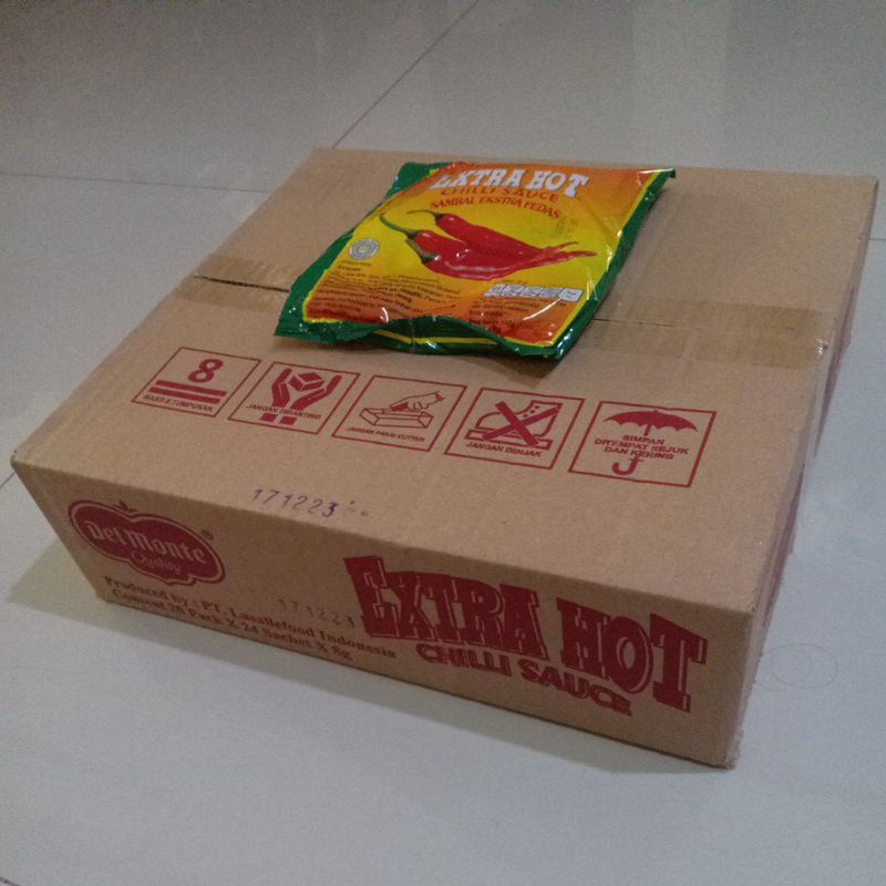 Saus Sambal Extra Hot Del Monte Sachet 1 Dus