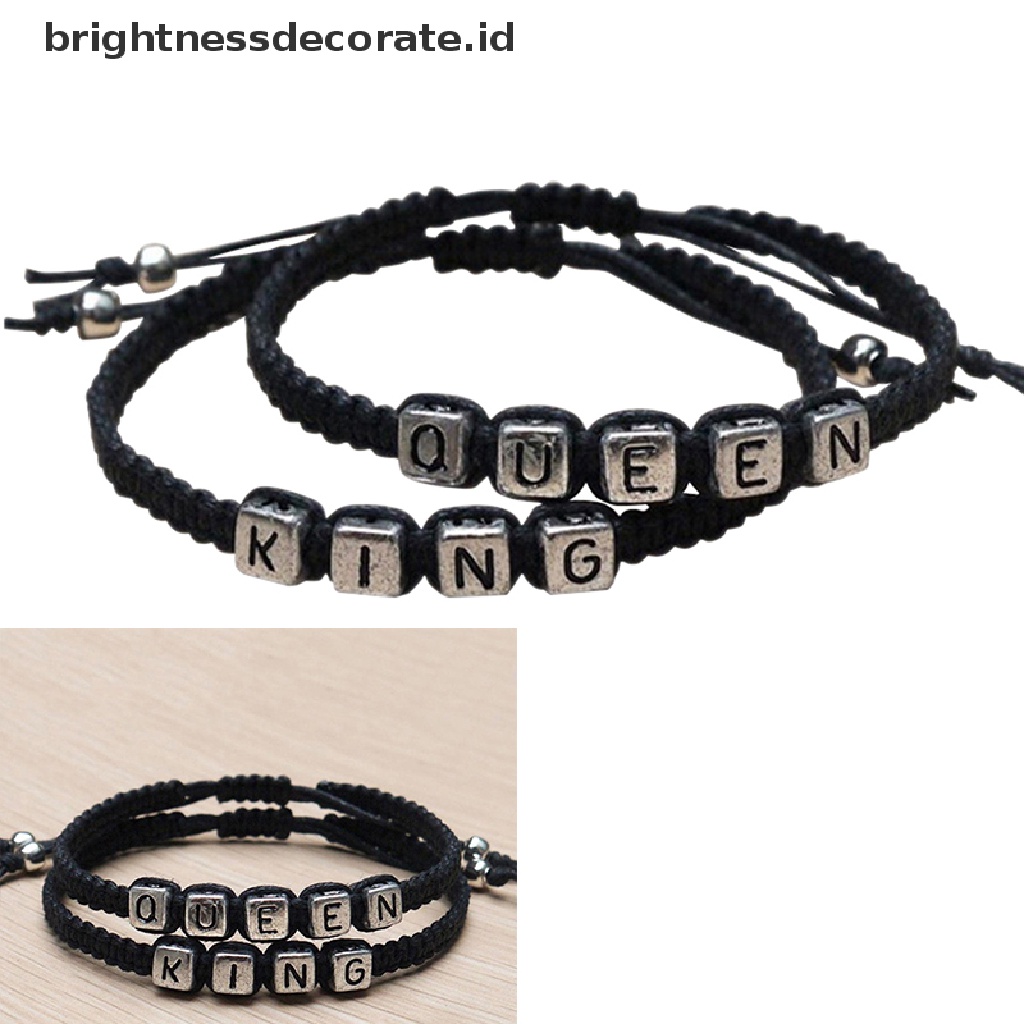 [Birth] Gelang Pasangan Gelang Raja Dan Ratu Handmade Lovers Bracelet Hadiah Pernikahan [ID]