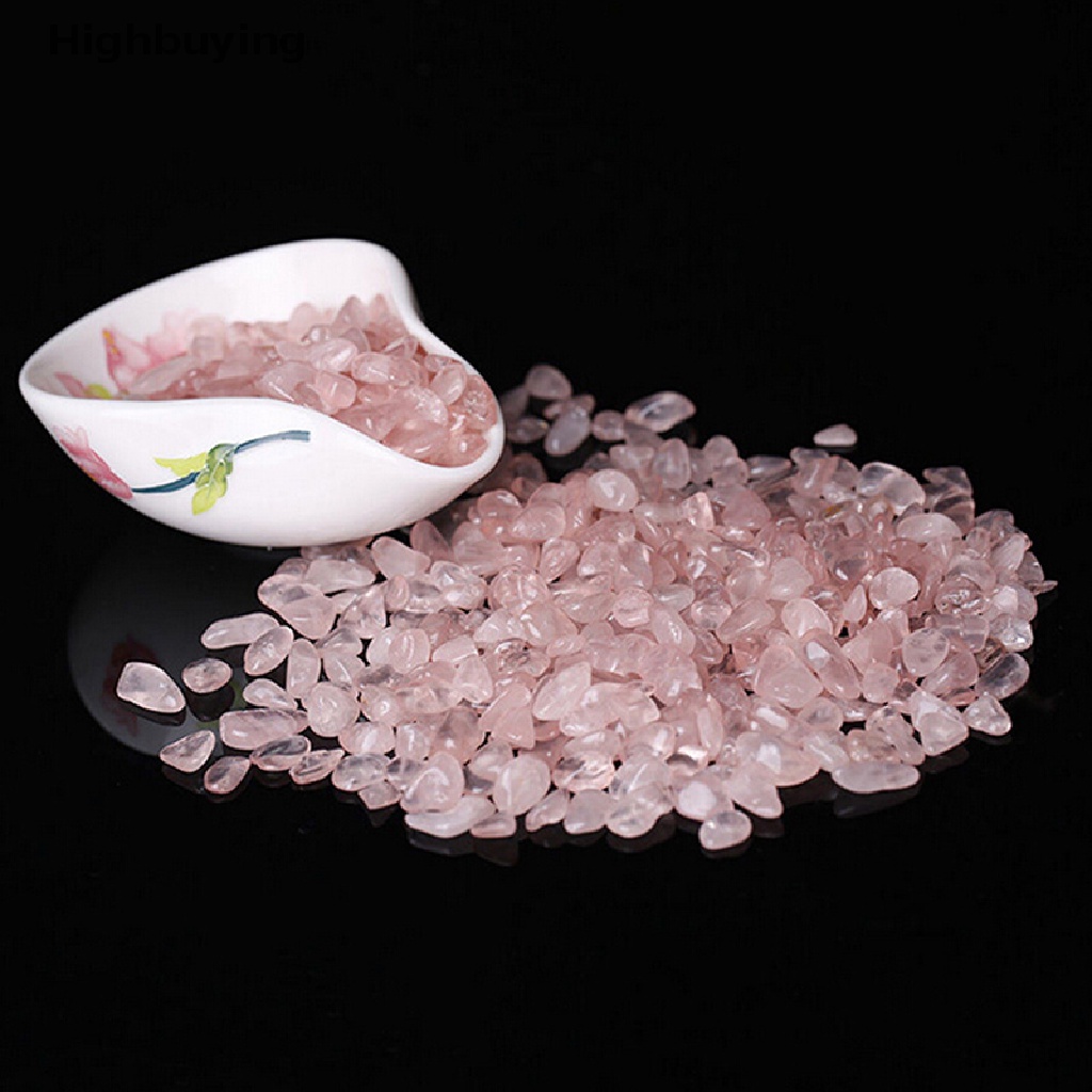 Hbid 50g Batu Mini Kristal Alami Batu Spesimen Penyembuhan Mineral Mawar Pink, Glory