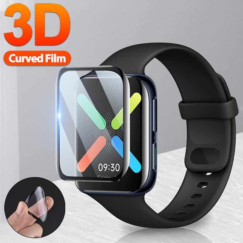 3d Soft Fibre Glass Cover Film Pelindung Untuk OPPO Watch3 2 Gratis 41mm 46mm 42mm Pelindung Layar OPPO Band2 Jam Tangan Gratis Watch3 Watch2 Smartwatch Aksesoris