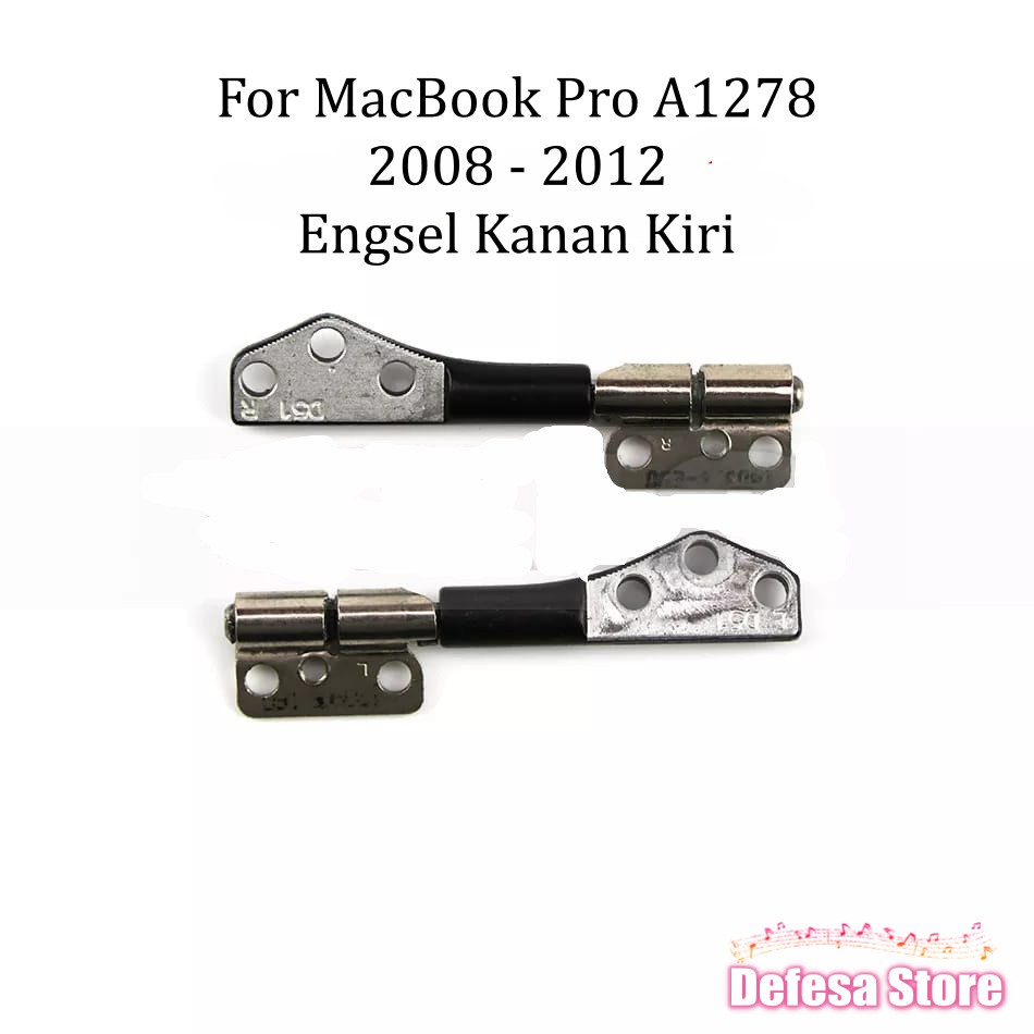 Engsel MacBook Pro 13&quot; A1278 2008 2009 2010 2011 2012 Kanan Kiri