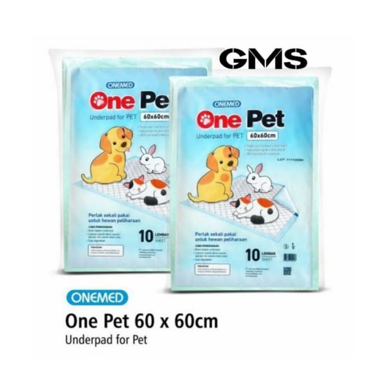 Underpad One Pet Onemed / Toilet Training / Undepad Untuk Anjing Kucing Hewan Kesayangan