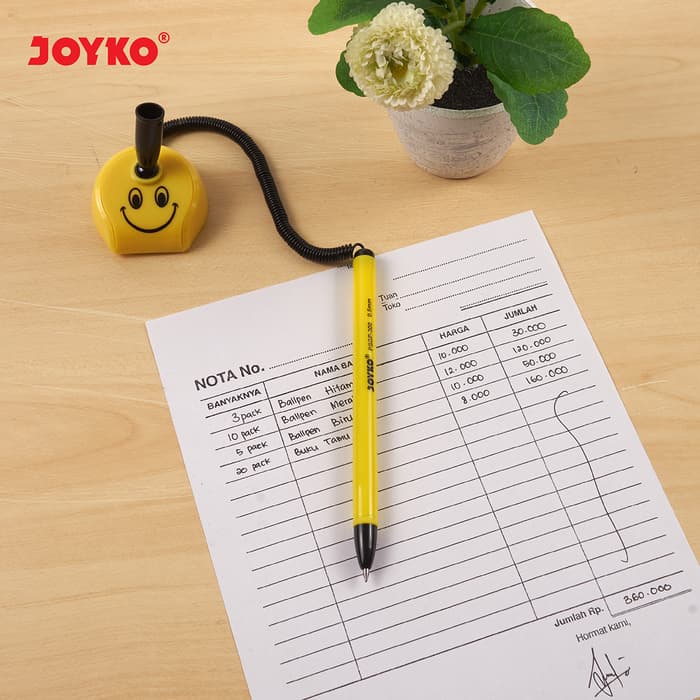 Pen Stand Gel / Pulpen Meja / Pena Joyko PSGP-300 / 0.5 mm / Hitam