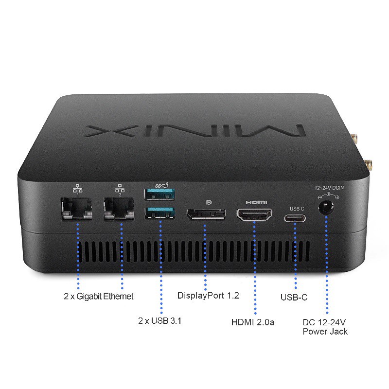 AKN88 - MINIX NEO NGC-5 - RAM 8GB ROM 256GB Mini PC Windows 10 Pro 64-bit