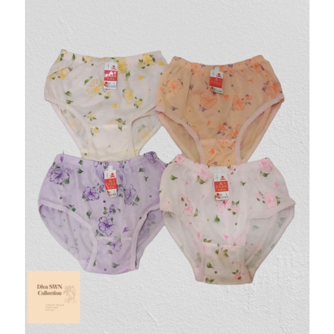 1 Lusin Celana Dalam Wanita ZARA Size L