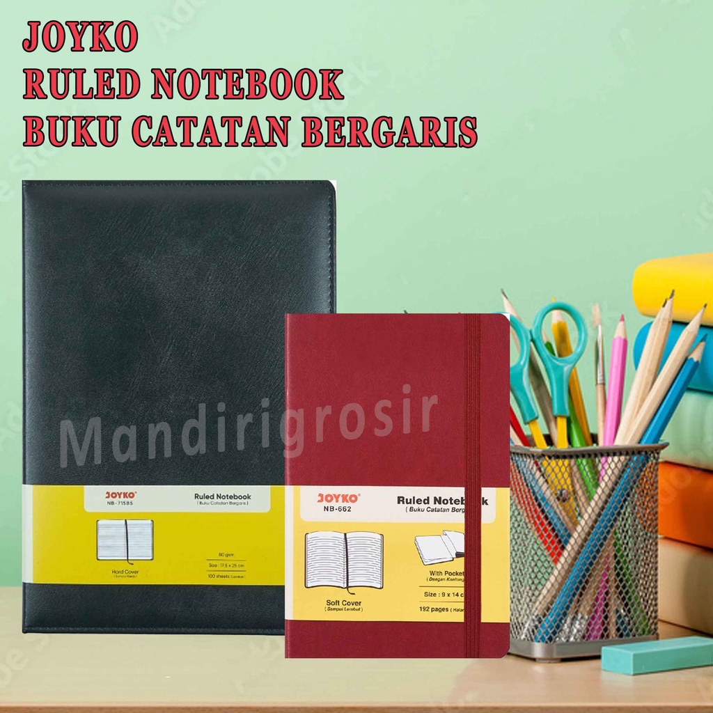 Rulled Notebook * Joyko * Buku Catatan Bergaris * Buku Tulis