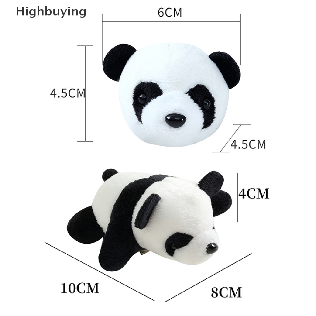 Hbid Panda Bros Boneka Beruang Hewan Kartun Pin Berbulu Mewah Lucu Brooch Pin Glory