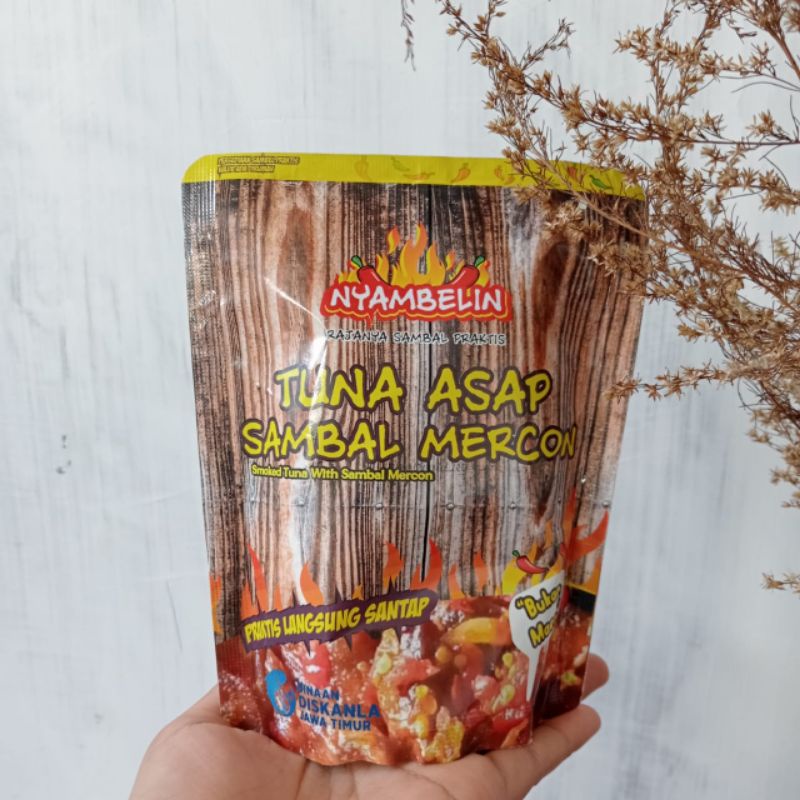 SAMBAL TUNA ASAP PREMIUM dibumbuin dengan bumbu rempah pilihan