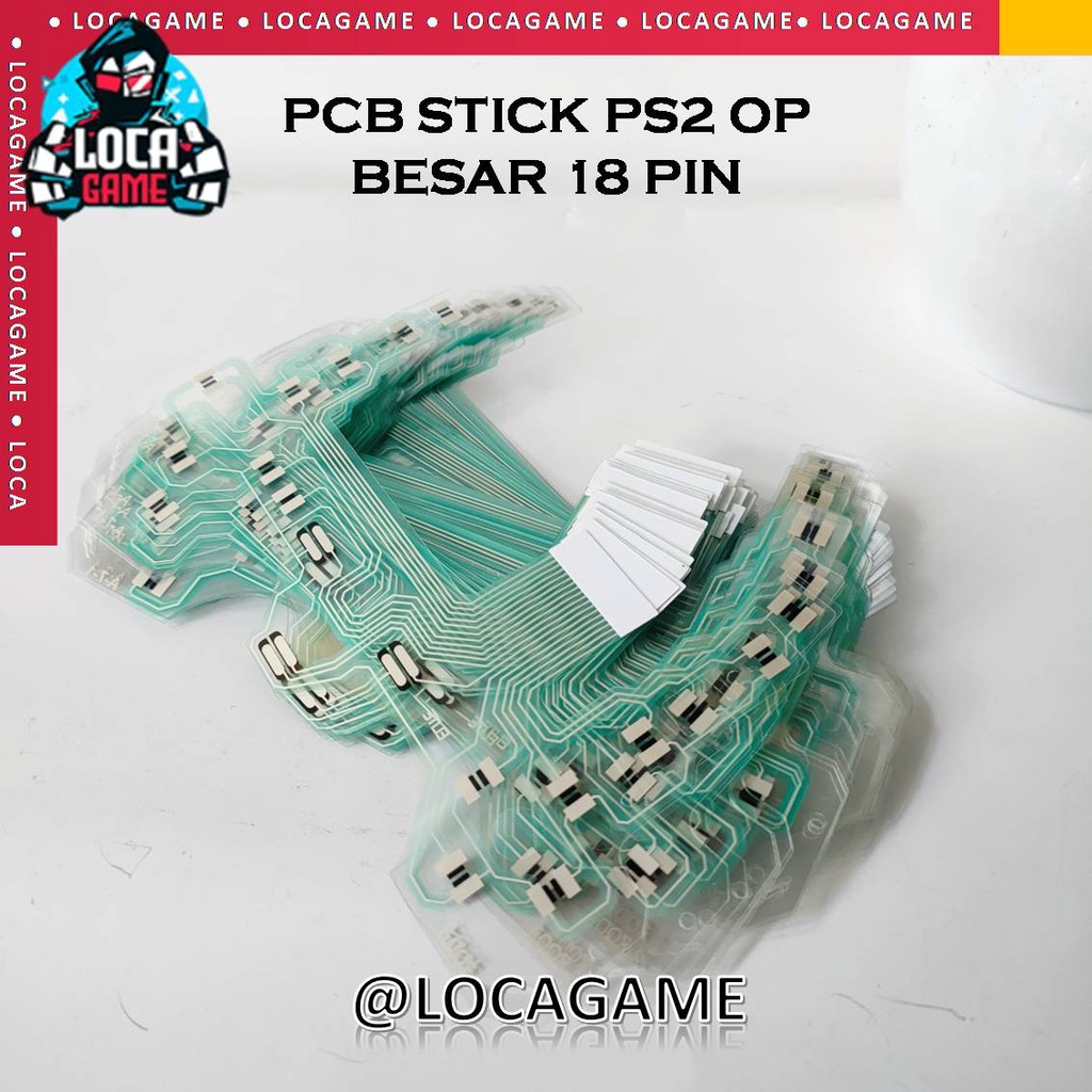 PCB FLEXIBLE MIKA PLASTIK STIK STICK PS2 OP BESAR 18 PIN