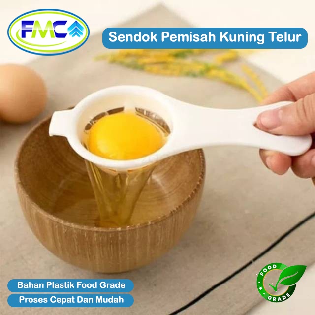 Sendok Pemisah Kuning Telur Alat Pemisah Telur Praktis Egg White Separator Pemisah Putih Telur