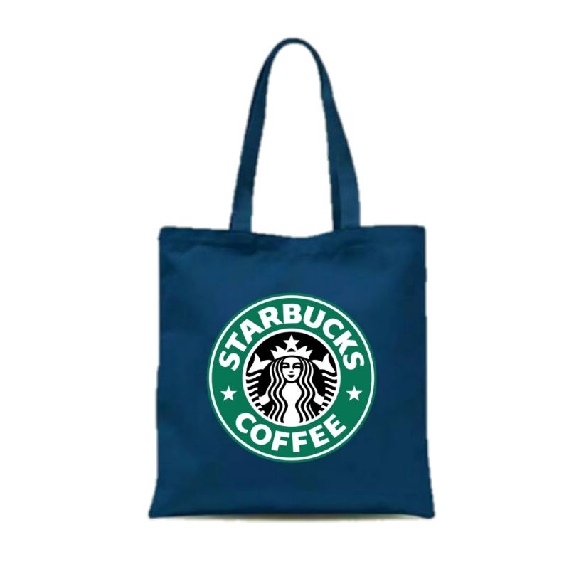 Tote bag Kanvas Starbuck Murah /Totebag Wanita /Totebag /Totebag kekinian