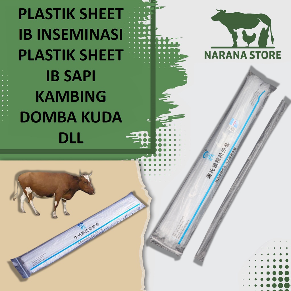 Plastik Sheat IB Inseminasi Plastik Sheet IB Sapi Kambing Domba Kuda dll
