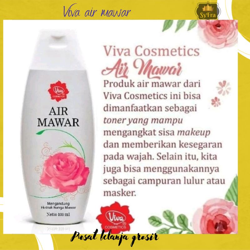 Viva air mawar 100ml/penyegar viva air mawar