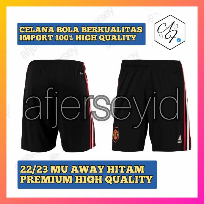 Celana emyu MU Away 2022/2023 Bola Celana kolor Celana Pendek Pria