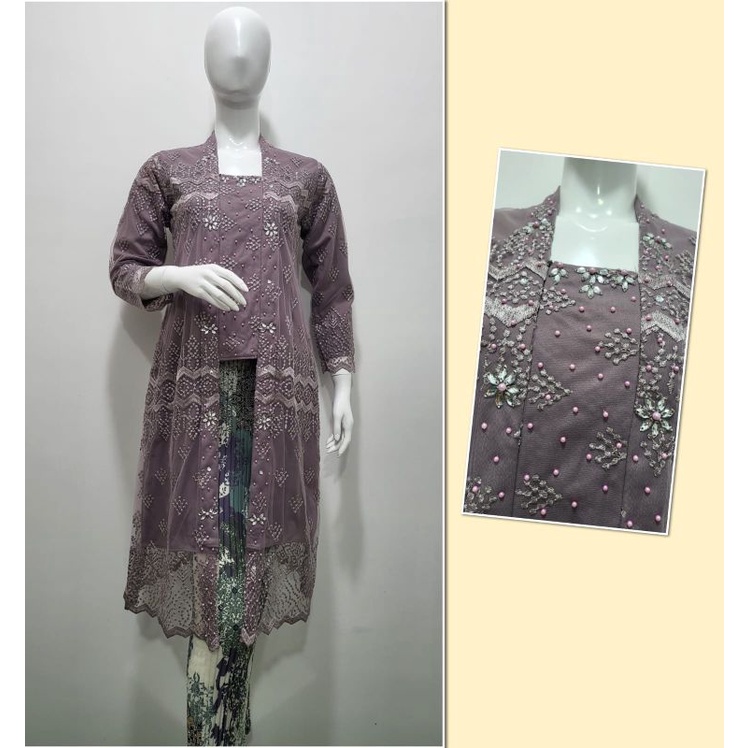 Permata Olshop / Kebaya Kutu Baru Payet / Kebaya Tunik Kutu Baru / Kebaya Busui Payet / Kebaya Wisuda / Kebaya Lamaran / Kebaya Pesta Payet Mewah