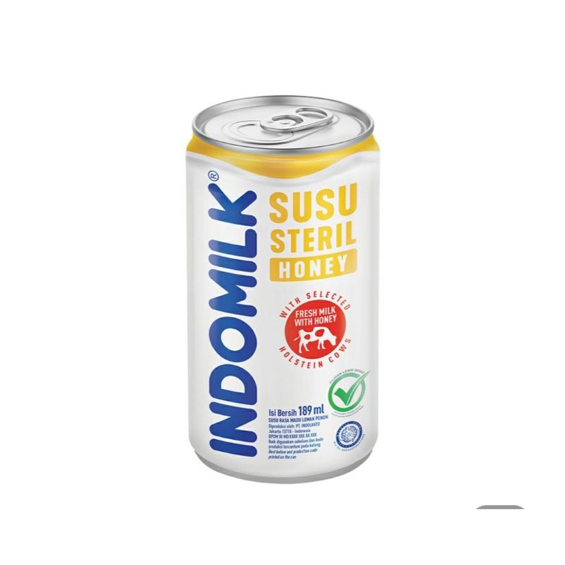 

Indomilk Susu Steril Honey 189 ml