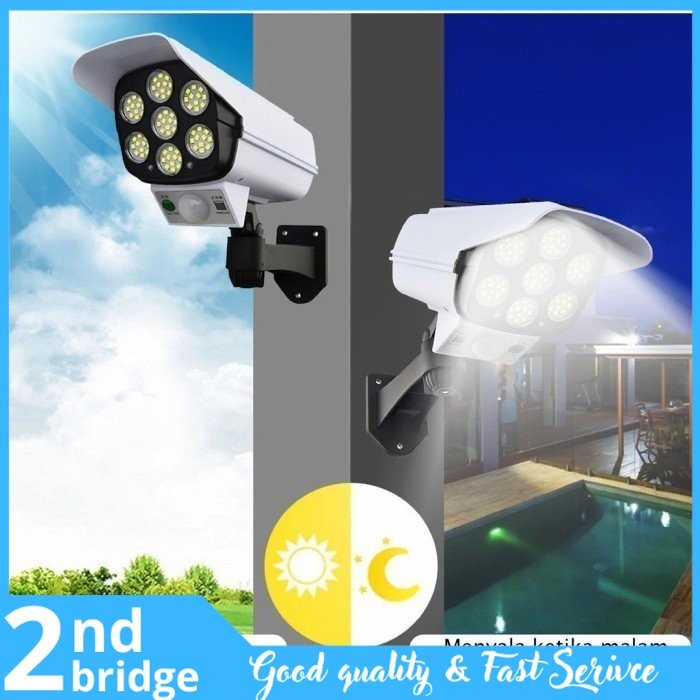 HD Lampu Sensor Anti Maling Dengan Remote 2B