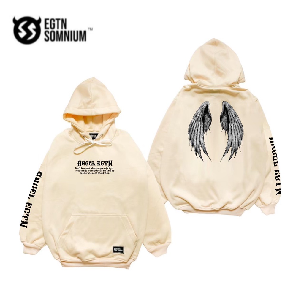 JAKET SWEATER HOODIE DISTRO PRIA WANITA CREAM ORIGINAL EIGHTY NINE / SWEATER HOODIE PRIA / HOODIE UNISEX EGTN TERBARU / BAHAN FLEECE TEBAL KUALITAS PREMIUM