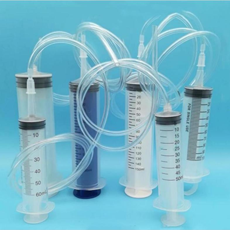 Ternak SUNTIKAN BESAR 200ML LARGE SYRINGE TERMASUK SELANG 1 M SPUIT 60cc ml 150ml 300cc ml BERGARANS