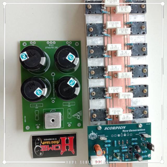 KIT AMPLIFIER 8 TOA MONO PLUS ELCO PSU