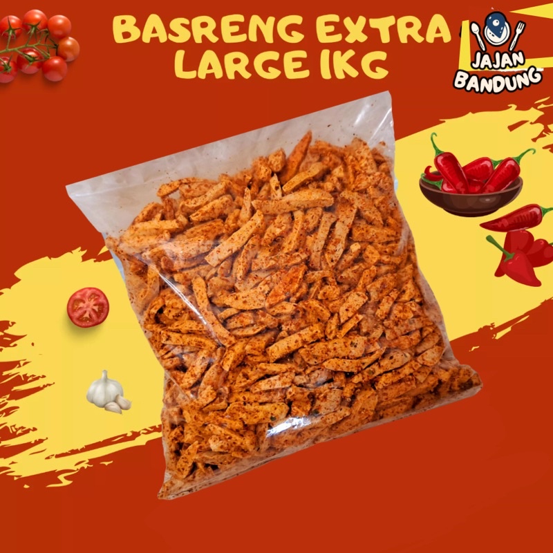 

Basreng Baso Goreng Pedas Khas Bandung Basreng Daun Jeruk