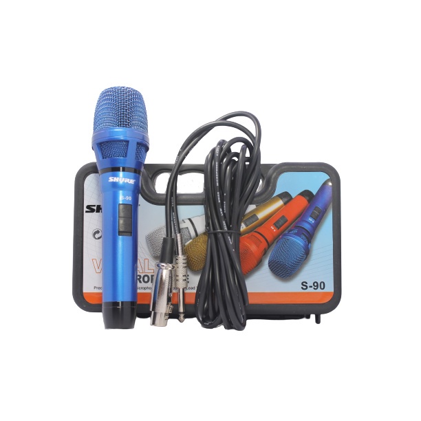 microffon mic shure s90 min koper suara jernih mic kabel panjang