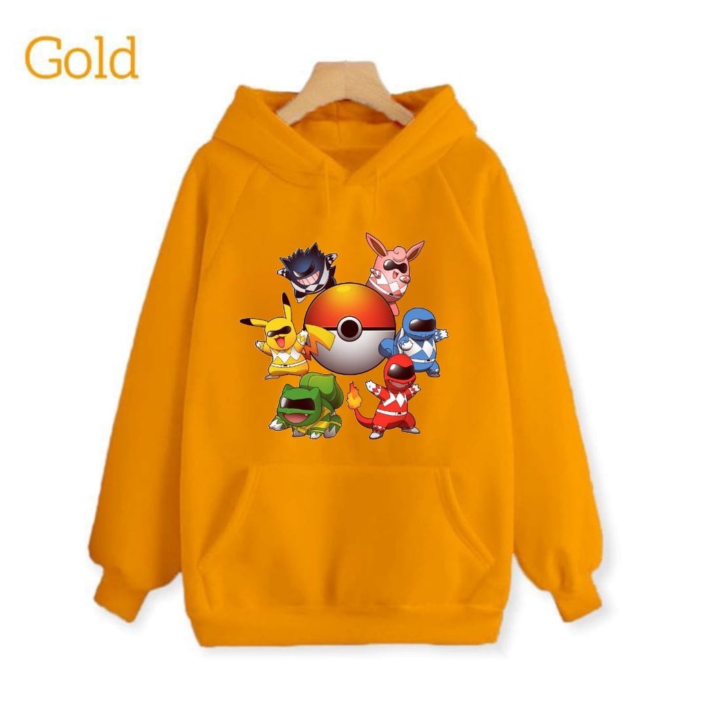 Sweater Hoodie Anak The Best of Pokemon Go/ S.M.L.XL