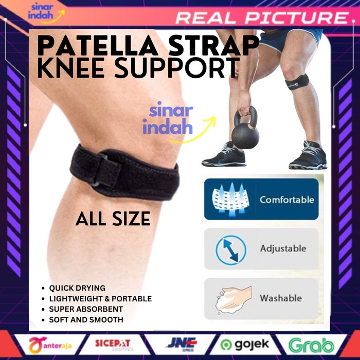 Patella Knee Support Brace Knee Strap Deker Lutut Patella Protector