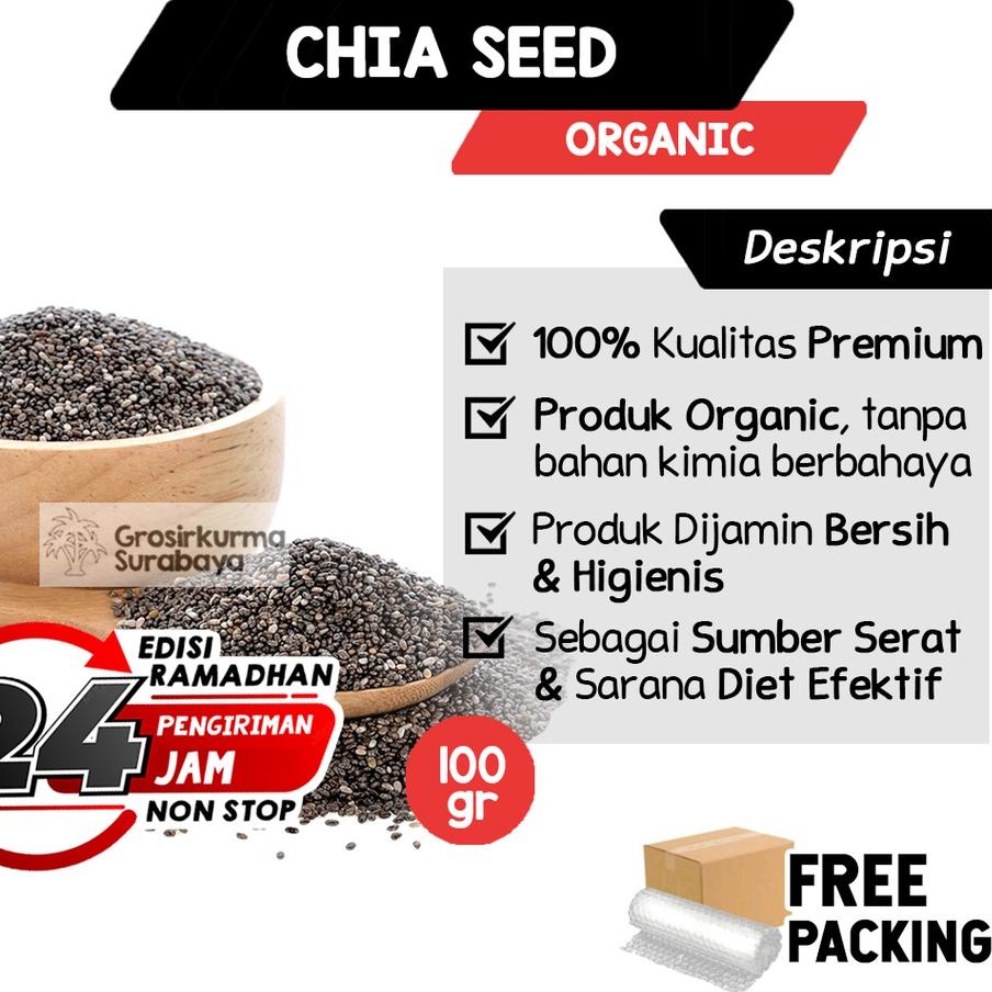 

Star 12.12 Black Chia Seed Organic 100gr Bagus Untuk Diet Jurus Sehat Ala JSR Zaidul Akbar Asli Mexico Herbal !