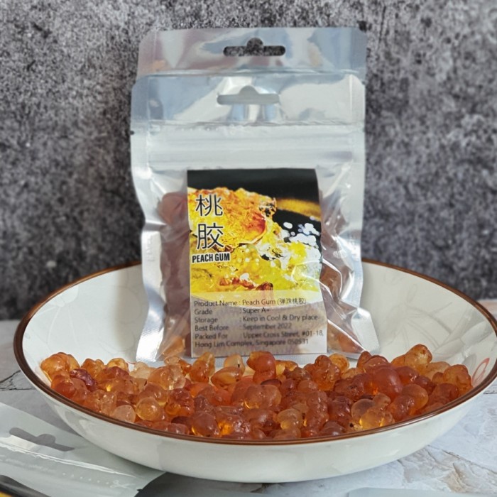 

PEACH GUM PREMIUM SUPER GRADE A (TAO JIAO) 100GRAM