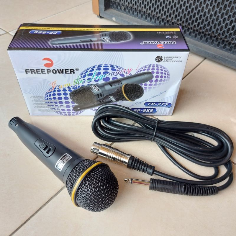 Mic Microphone FREEPOWER FP-777 Mic Freepower FP 777