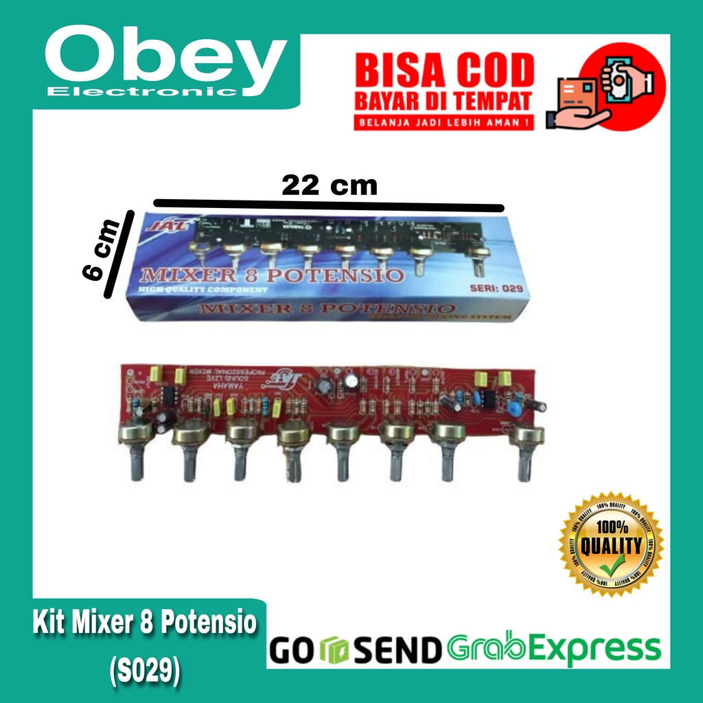 Kit Mixer 8 Potensio S029