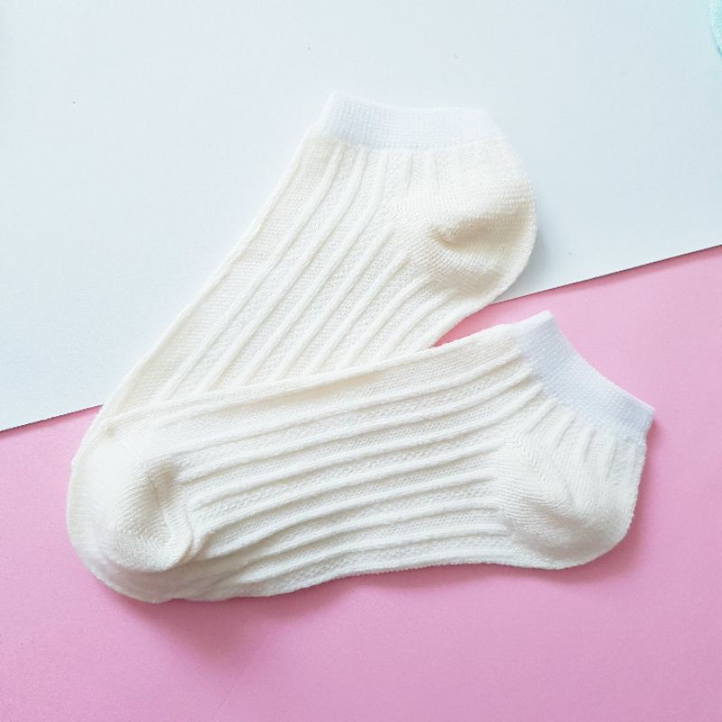 IL - Kaos Kaki Wanita Motif List Kaoskaki Pendek Semata Kaki Import Murah SC21