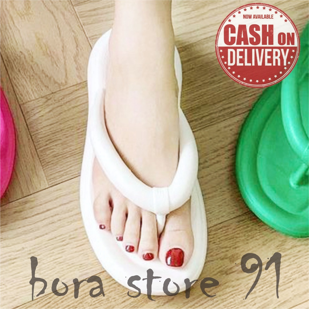 Sandal Jepit Wanita Terbaru/Sendal Flat Karet  TERBARU 9001