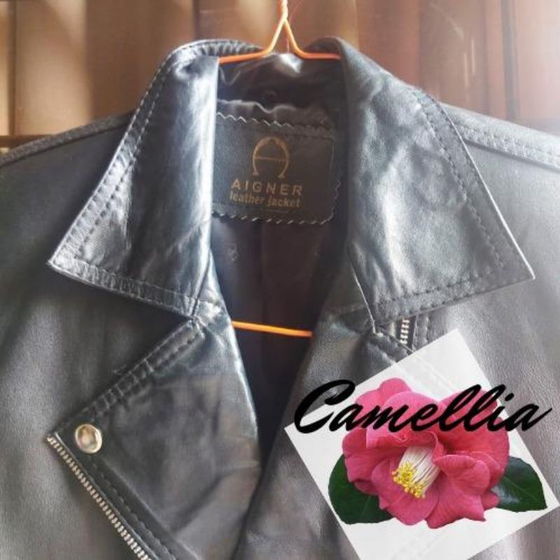 AIGNER JAKET KULIT ASLI
