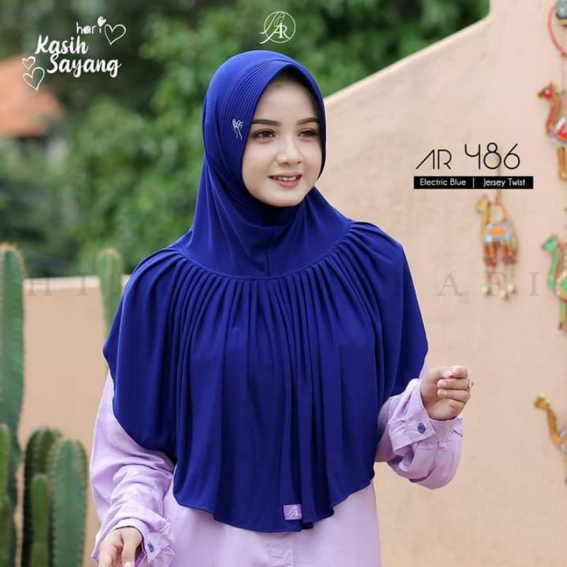 FREE MASKER || Hijab BERGO Arrafi AR 486