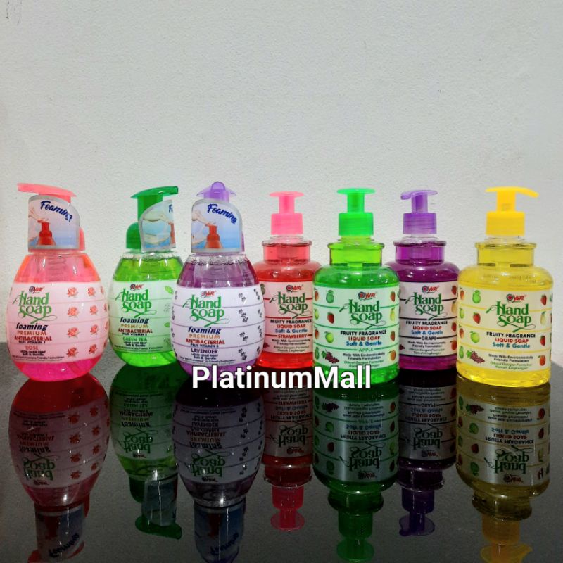 sabun cuci tangan YURI hand soap pump 410ml / sabun cuci tangan YURI refill 375ml