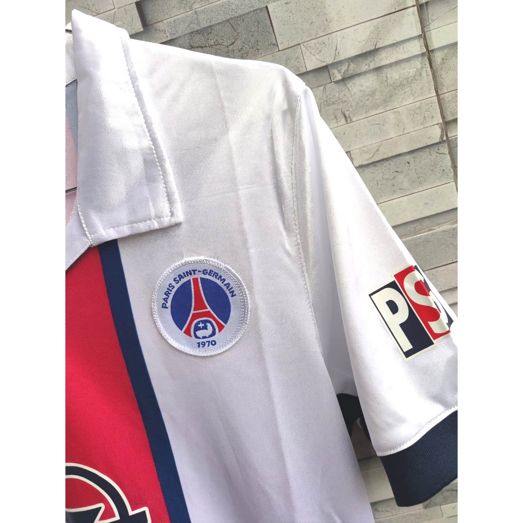 RETRO | Jersey Baju Bola PSG Away OPEL 1998 1999 Grade Ori