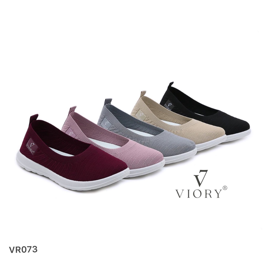 VIORY Sepatu FlyKnit Flat Shoes #VR073 ORIGINAL