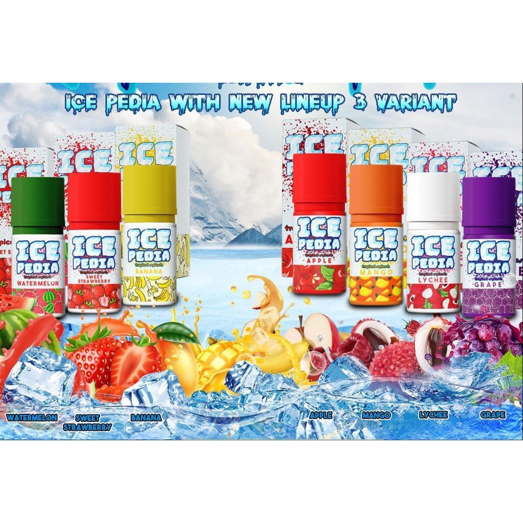 Icepedia Mango Lychee Grape Strawberry 30ML 15MG Saltnic